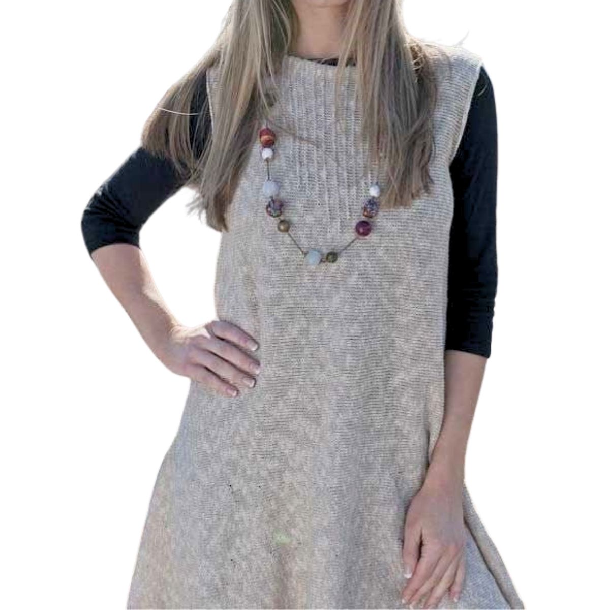 Bill Baber Long Sally Dress - Oat