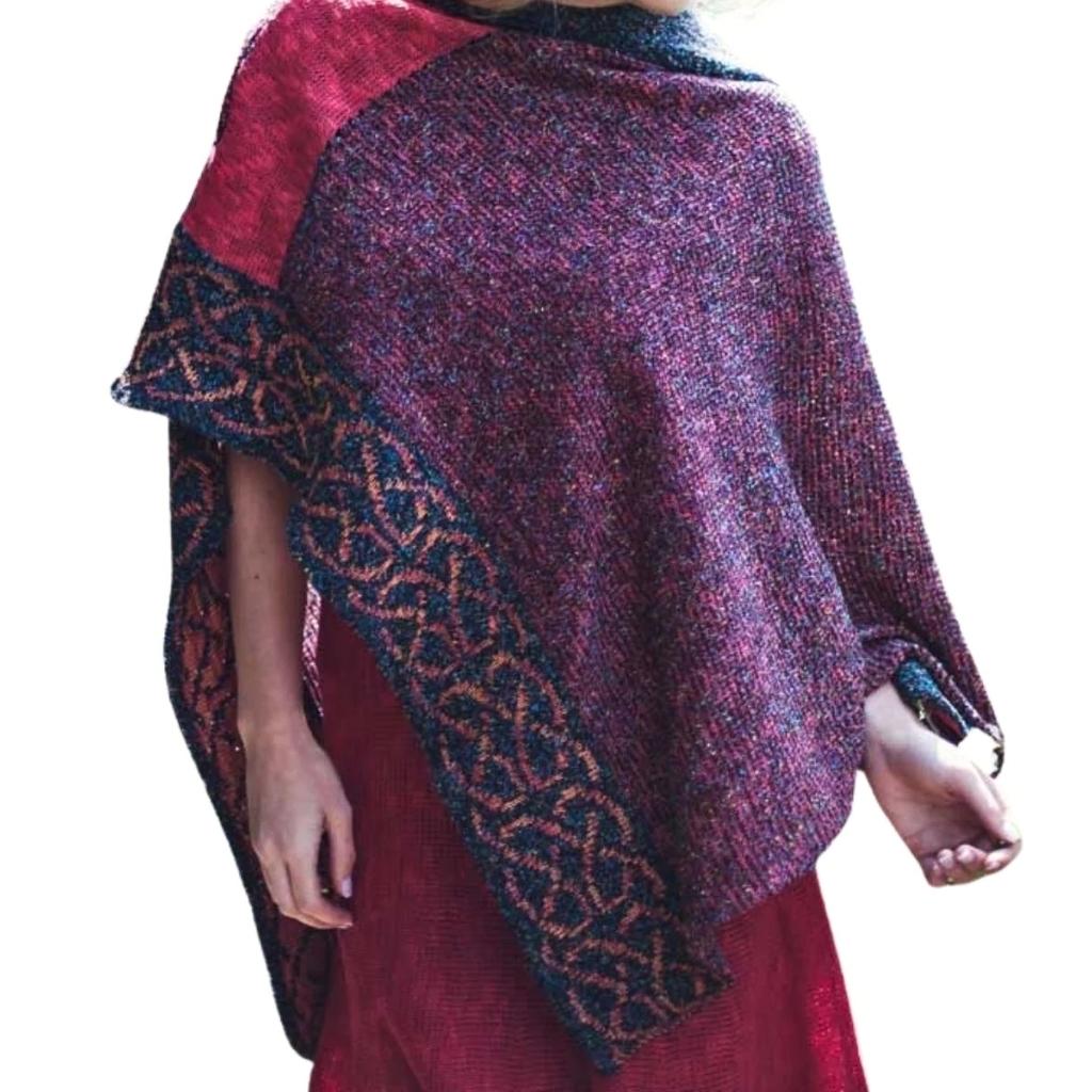 Bill Baber Wallace Shawl- Berry