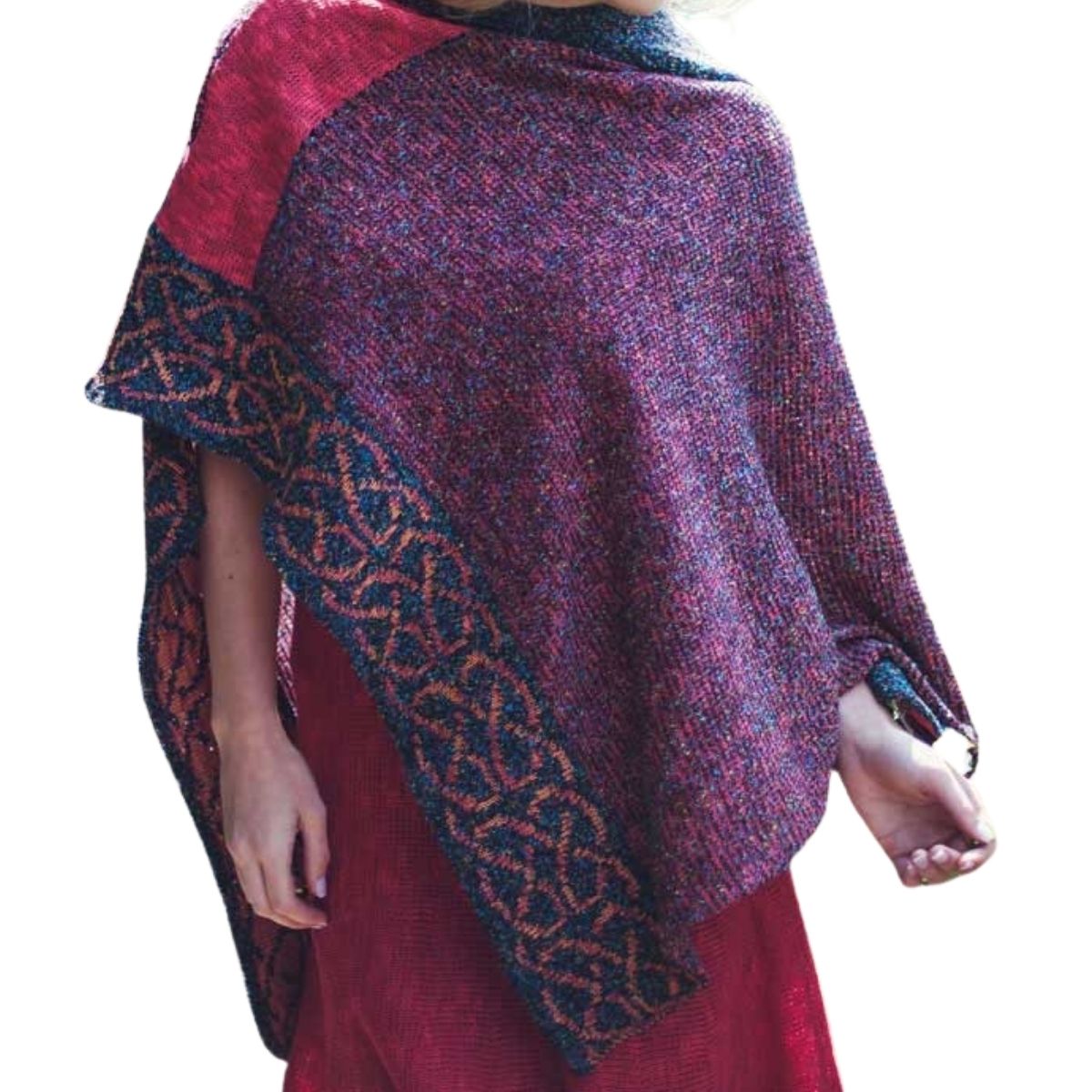 Bill Baber Wallace Shawl - Berry