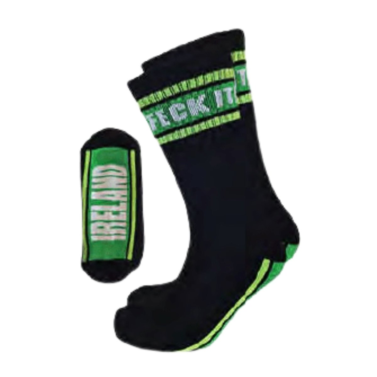 Black Feck It Sport Socks - The Celtic Gift Store - Socks