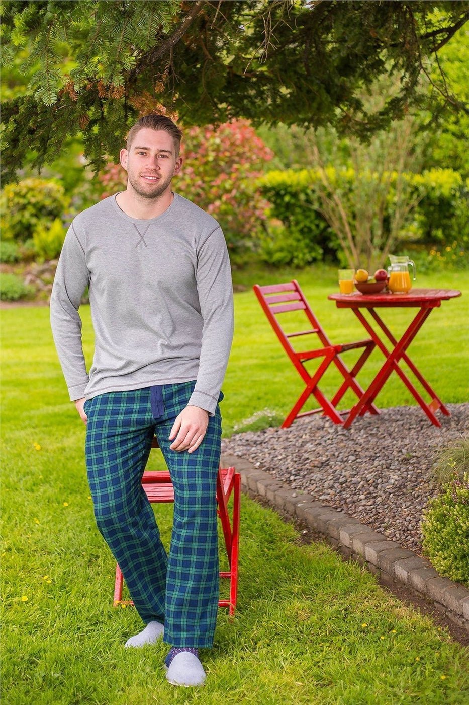 Blackwatch Flannel Lounge Pants - The Celtic Gift Store - Clothing