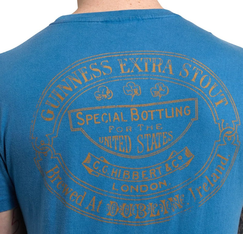 Guinness® Premium Trademark Label Blue T-Shirt