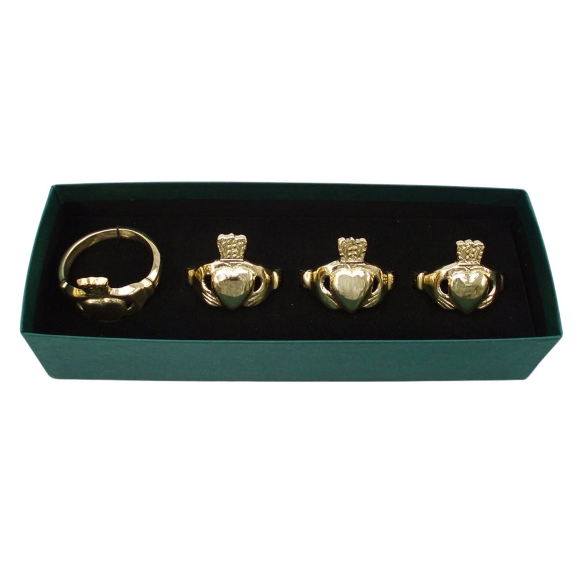 Brass Claddagh Napkin Rings (set of 4) - The Celtic Gift Store - Tableware