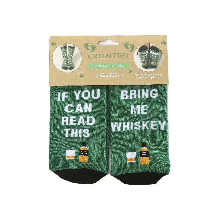Bring Me Whiskey Novelty Socks - The Celtic Gift Store - Socks