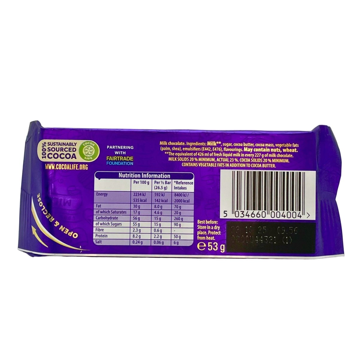 Cadbury Dairy Milk (53g)