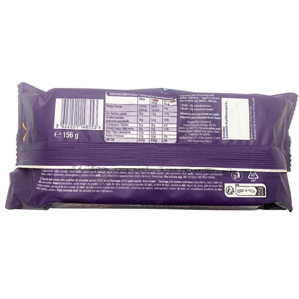 Cadbury Oreo Creme Crunchy Melts - The Celtic Gift Store - Food - Gifts