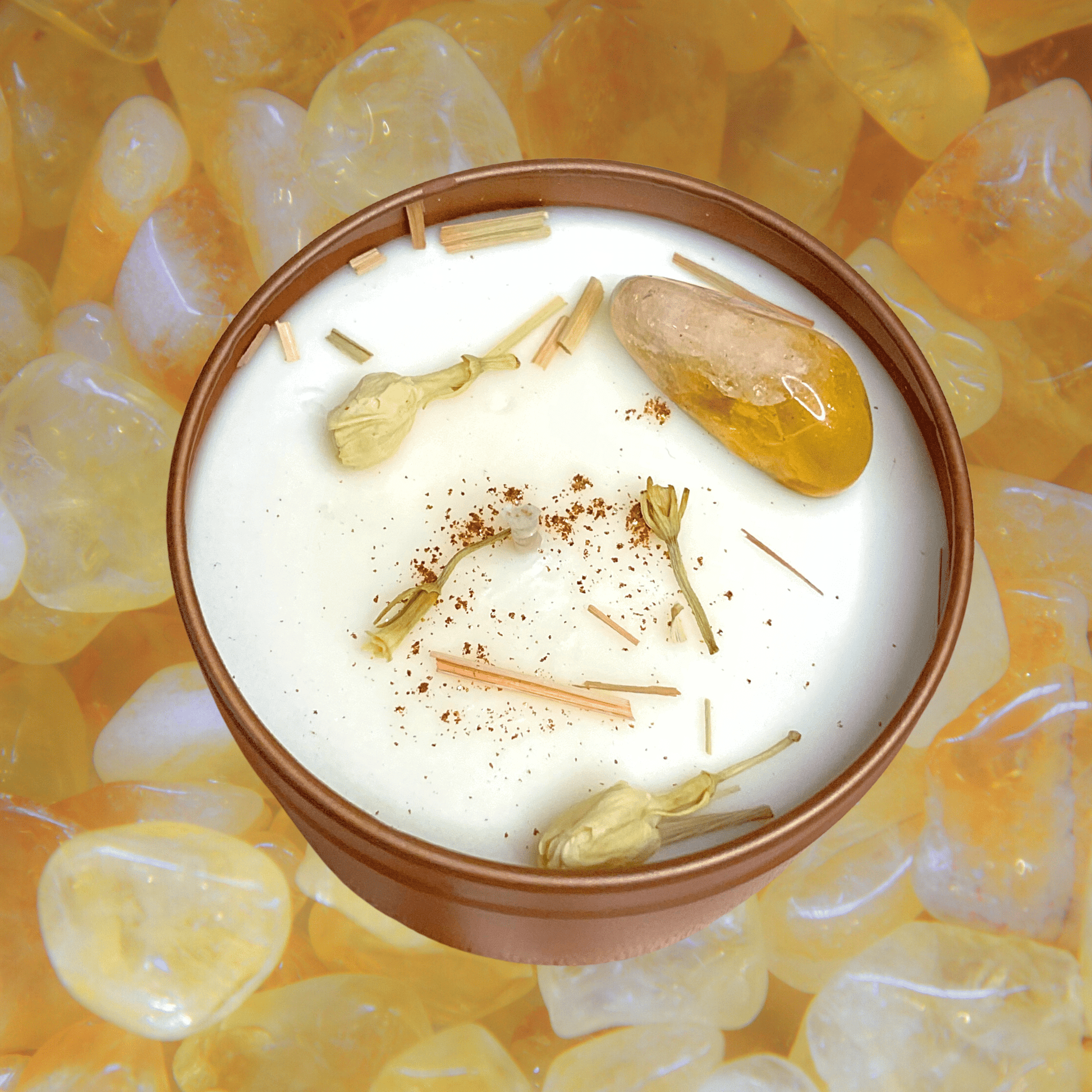 Cailleach Candles - Citrine - The Celtic Gift Store - Candles, Wax Melts, Incense