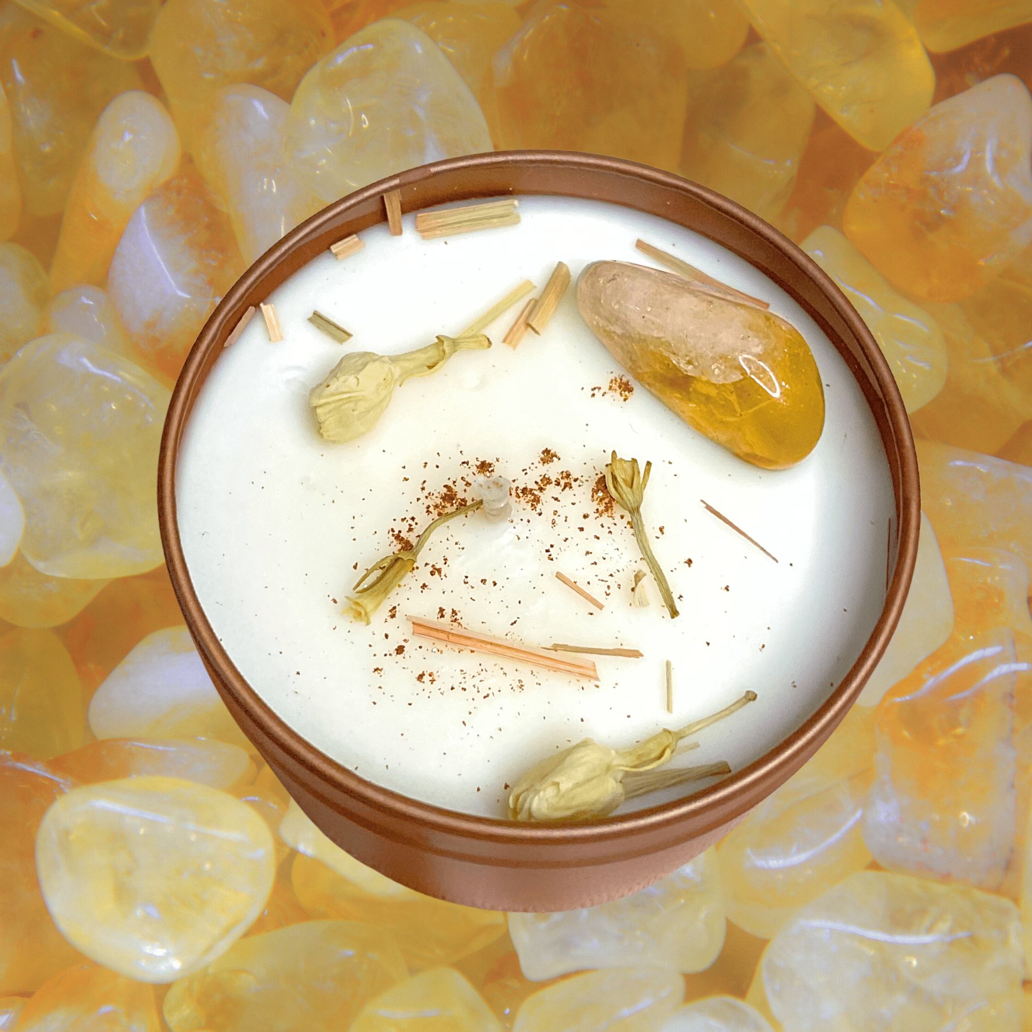 Cailleach Candles - Citrine - The Celtic Gift Store - Candles, Wax Melts, Incense