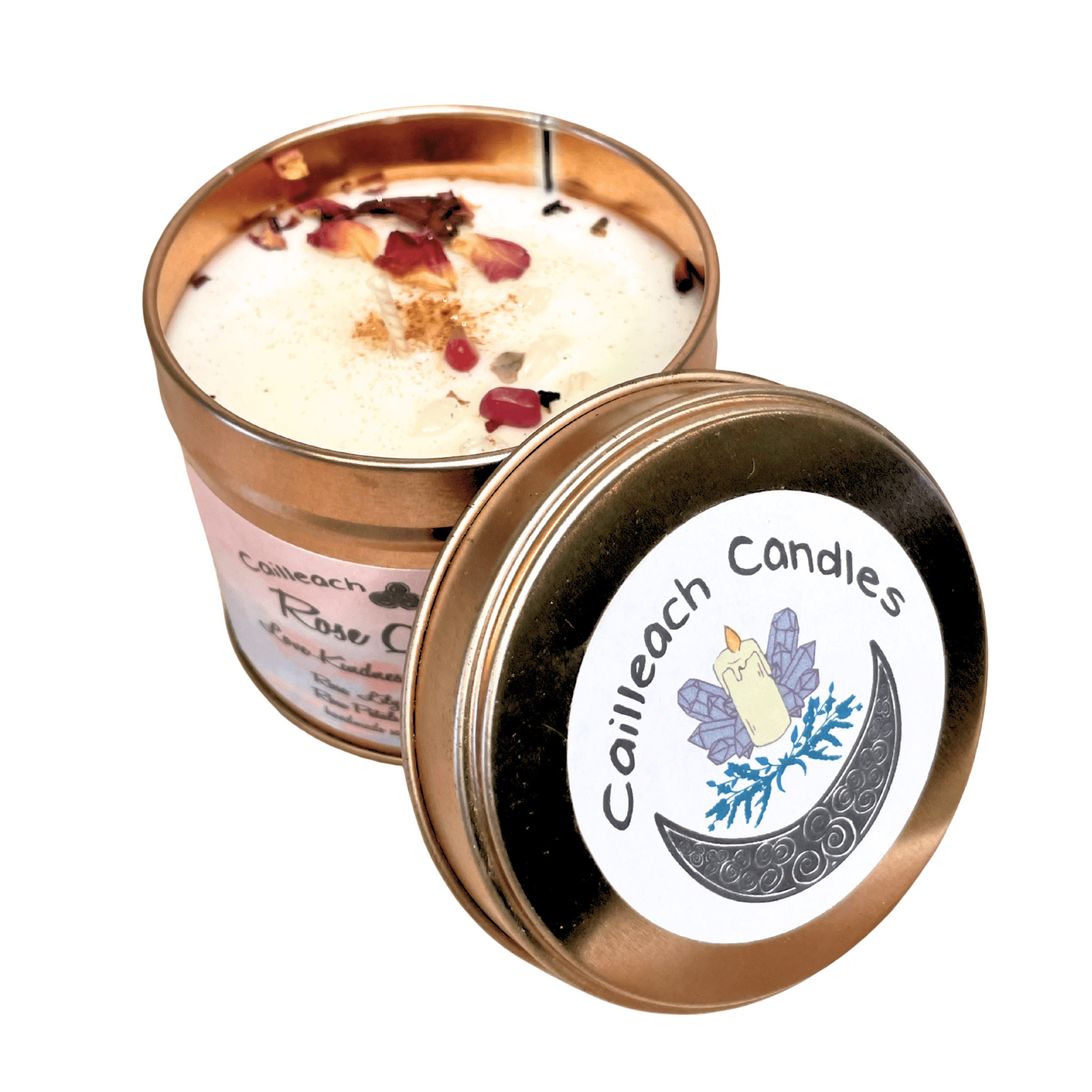 Cailleach Candles - Rose Quartz - The Celtic Gift Store - Candles, Wax Melts, Incense