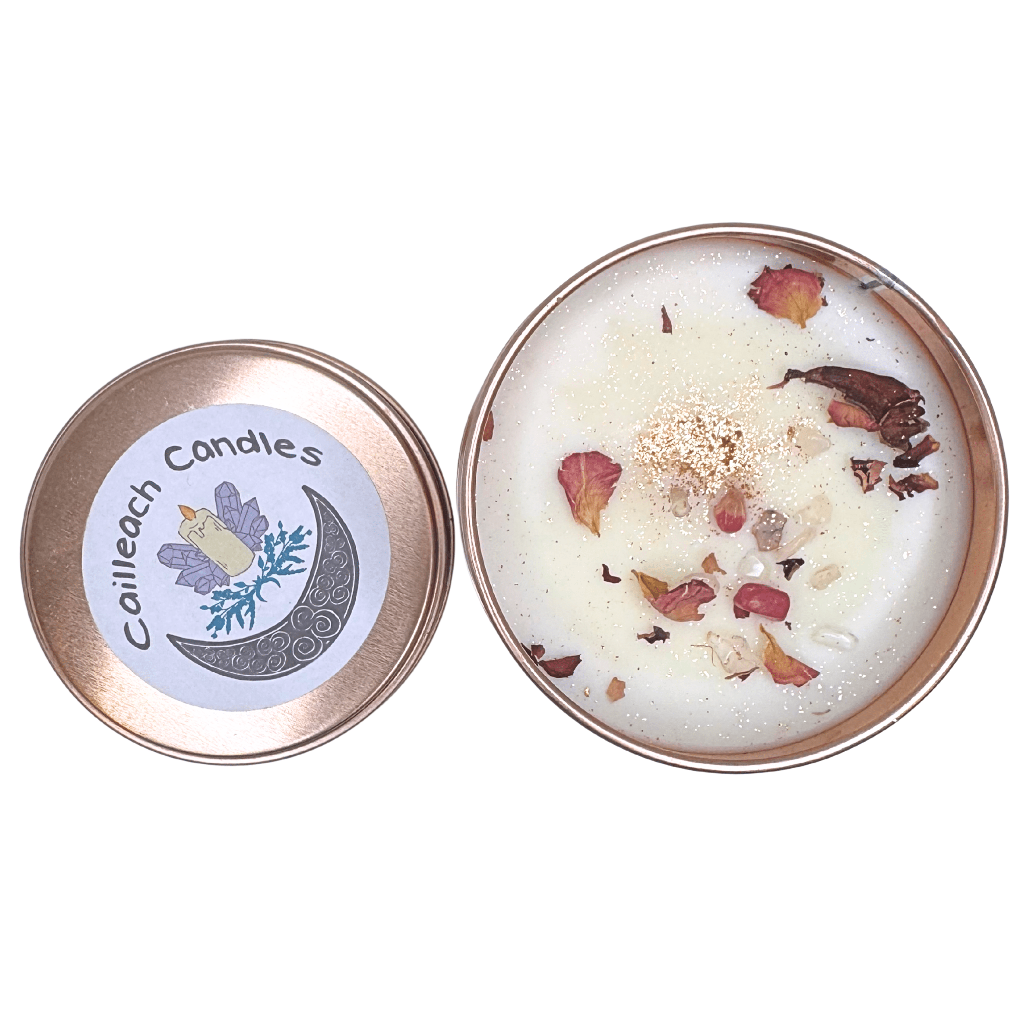 Cailleach Candles - Rose Quartz - The Celtic Gift Store - Candles, Wax Melts, Incense