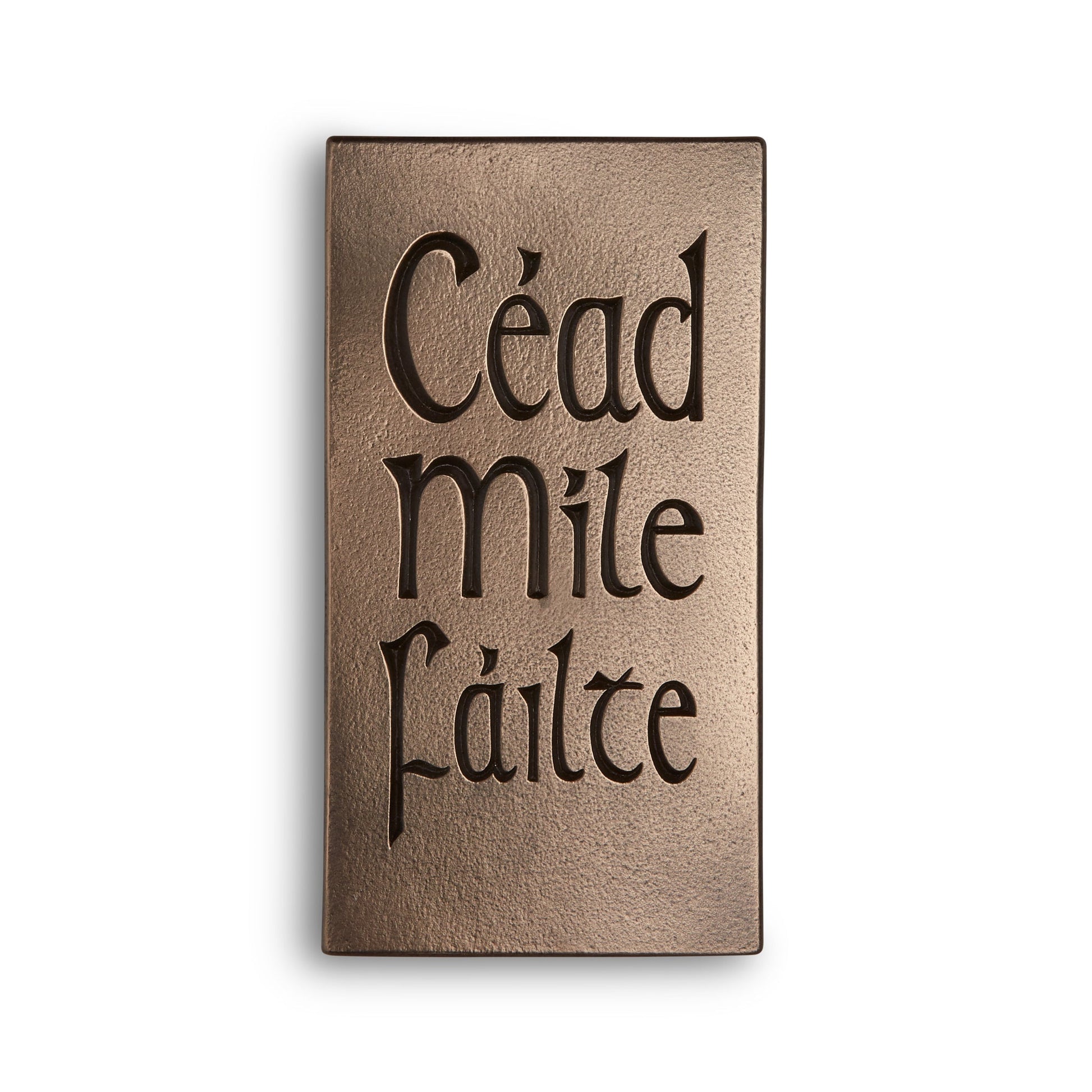 Céad Míle Fáilte Bronze Wall Plaque - The Celtic Gift Store - Decor