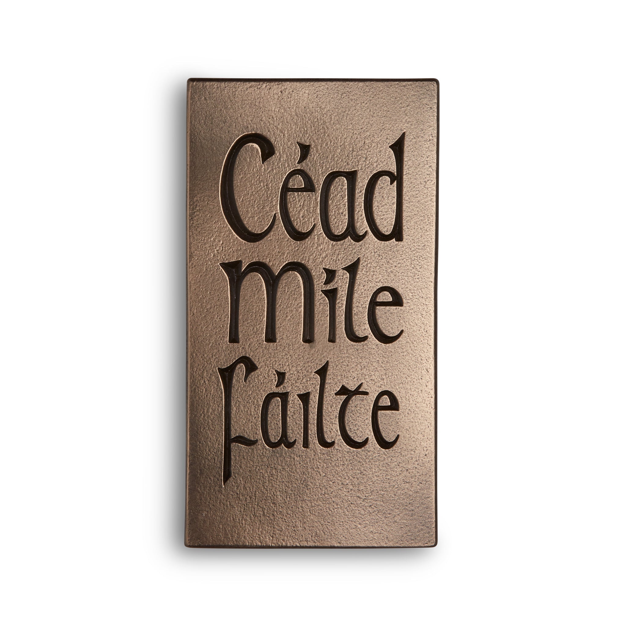 Céad Míle Fáilte Bronze Wall Plaque - The Celtic Gift Store - Decor