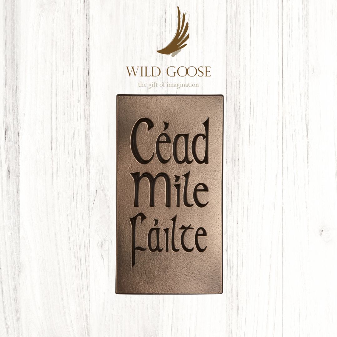 Céad Míle Fáilte Bronze Wall Plaque