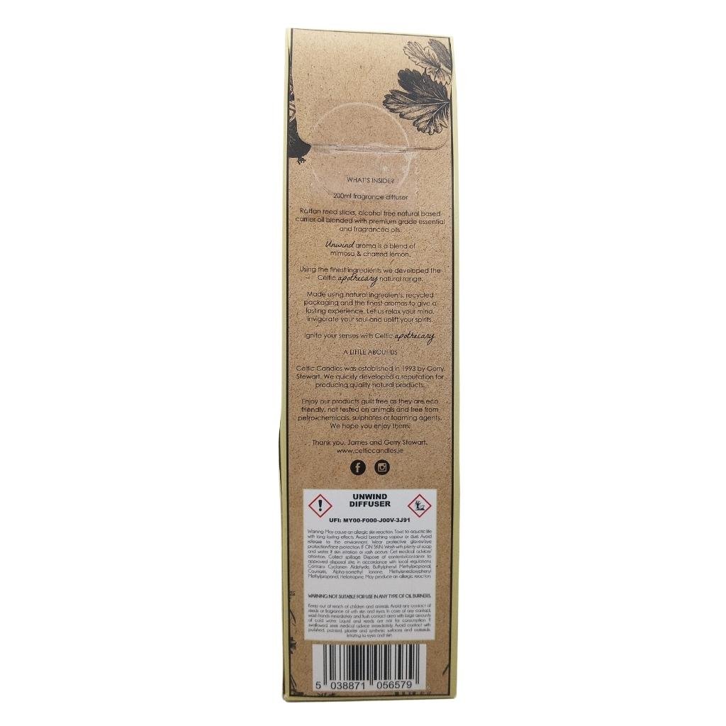 Celtic Apothecary Unwind Diffuser Set