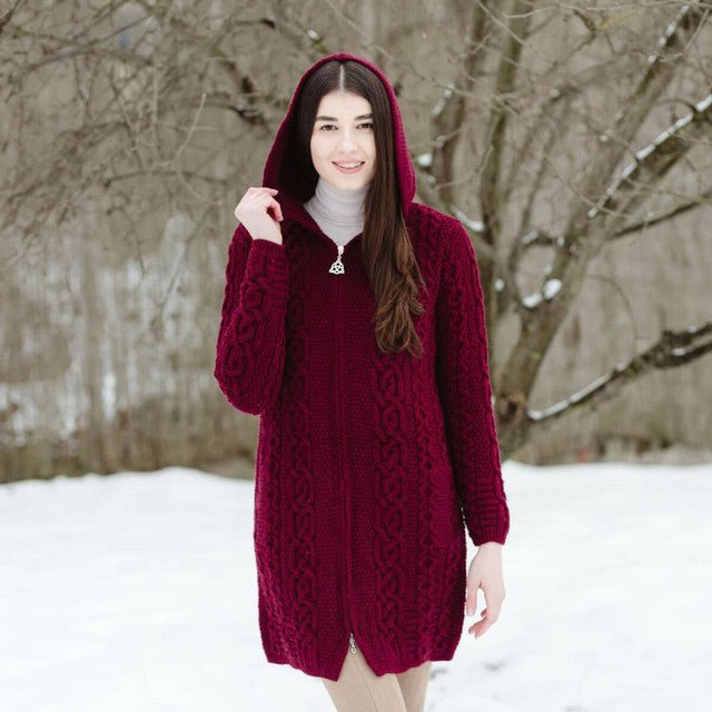 Celtic Aran Jacket - The Celtic Gift Store - 