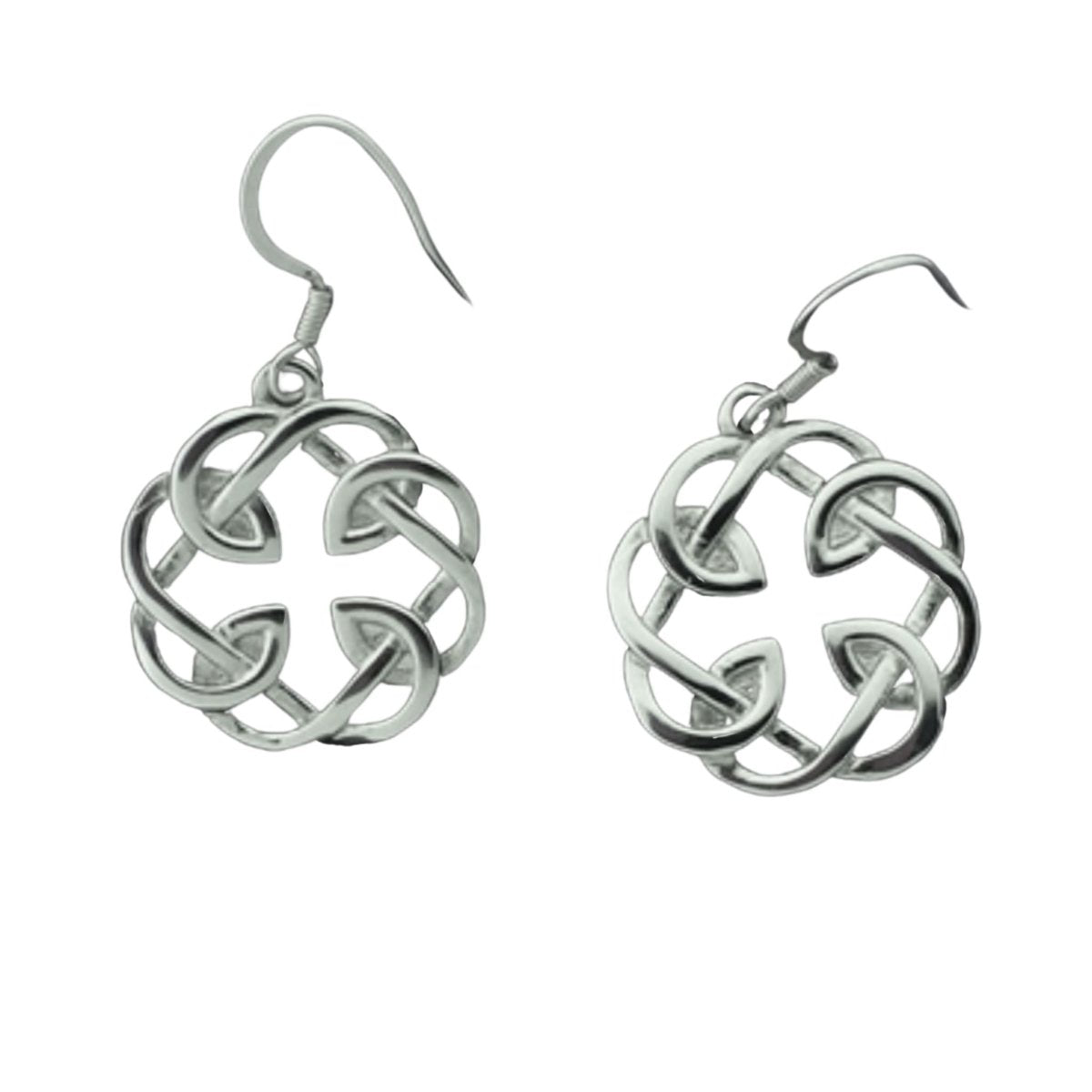 Celtic Father and Daughter Drop Earrings