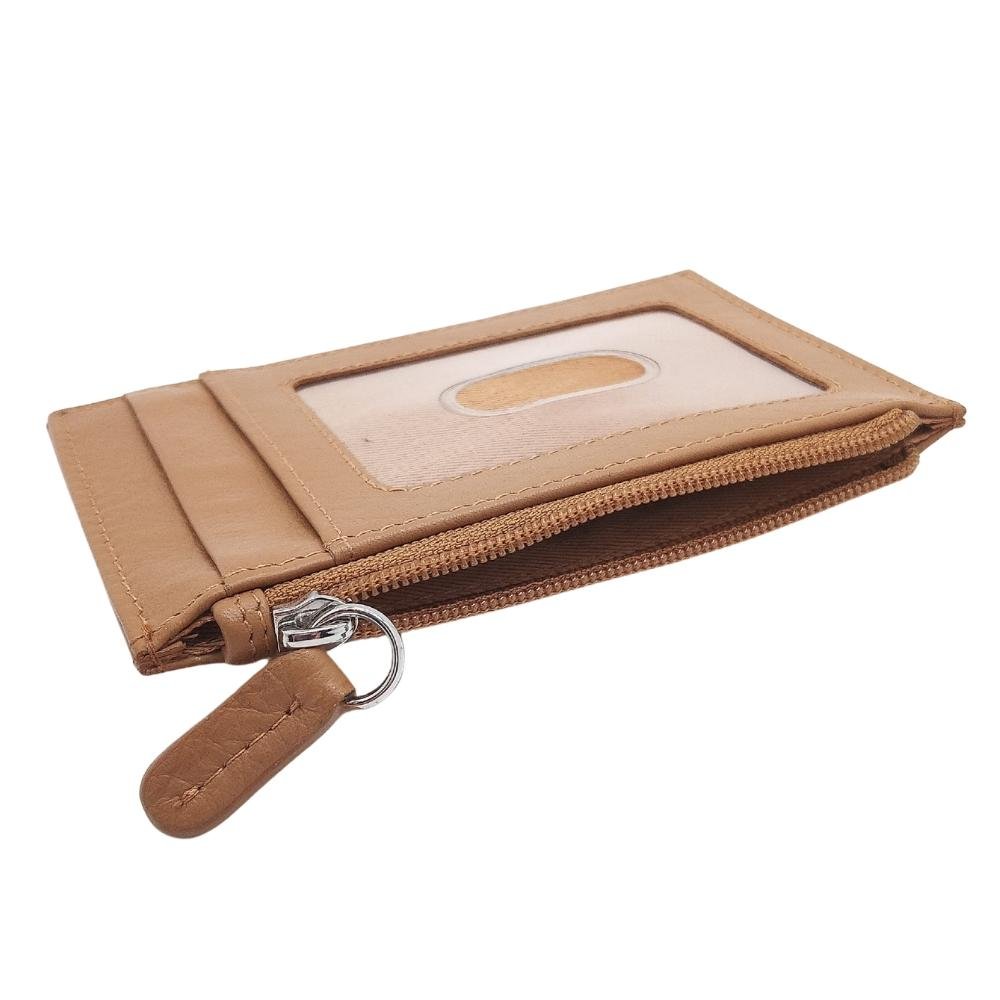 Celtic Knot Leather Wallet- Camel