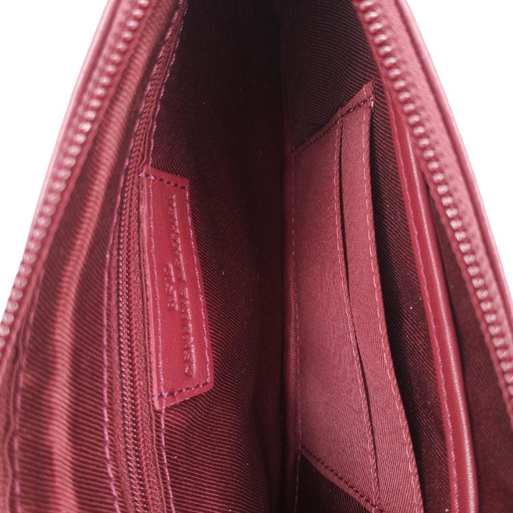 Celtic Knot Leather Wristlet- Merlot