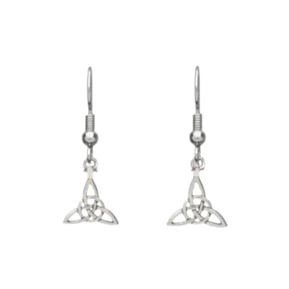 Celtic Legends Pewter Celtic Trinity Knotwork Earrings