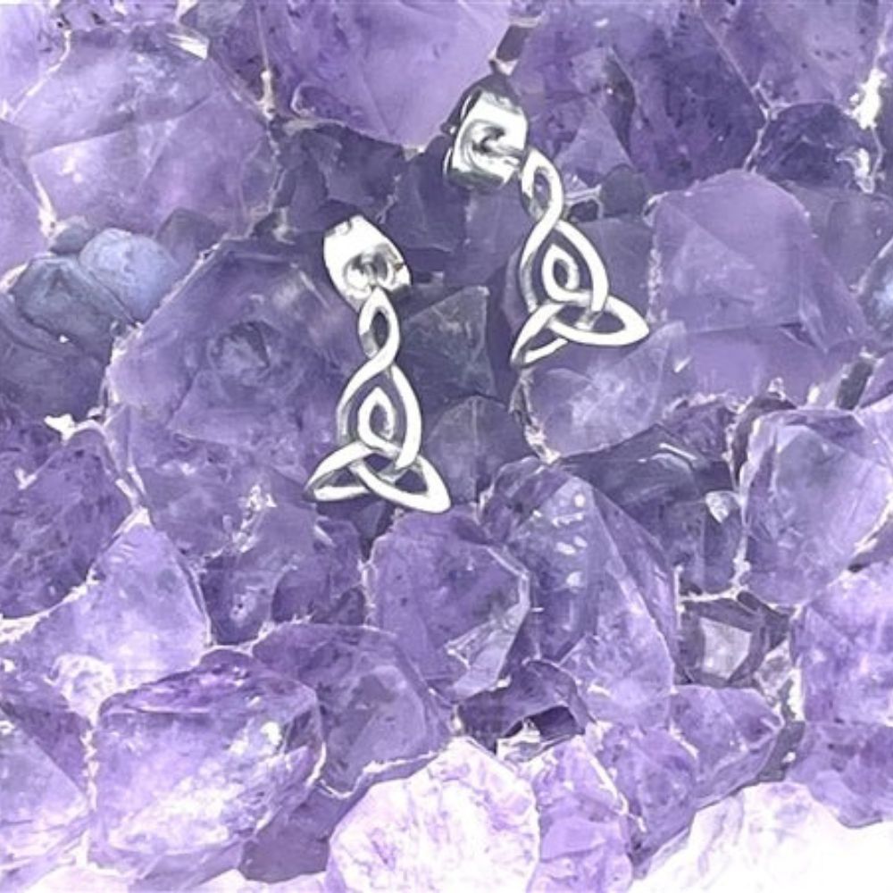 Celtic Mother and Daughter Post Earrings - The Celtic Gift Store - 