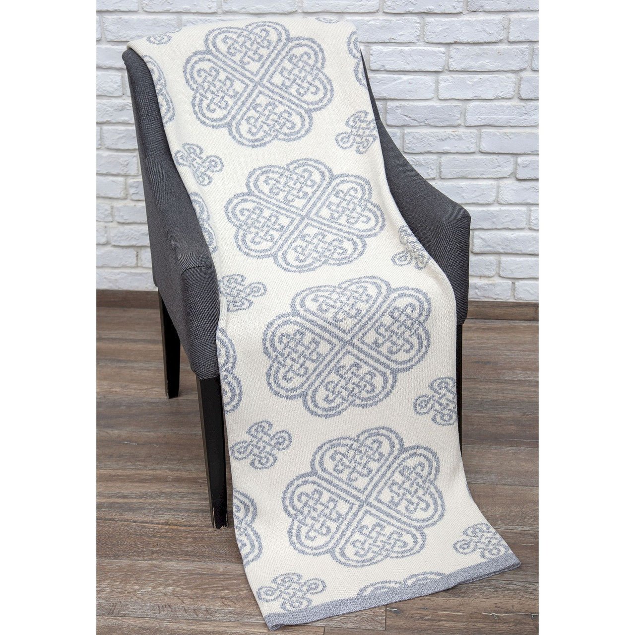 Celtic Spiral Wool Throw - The Celtic Gift Store - Blankets and Bedding