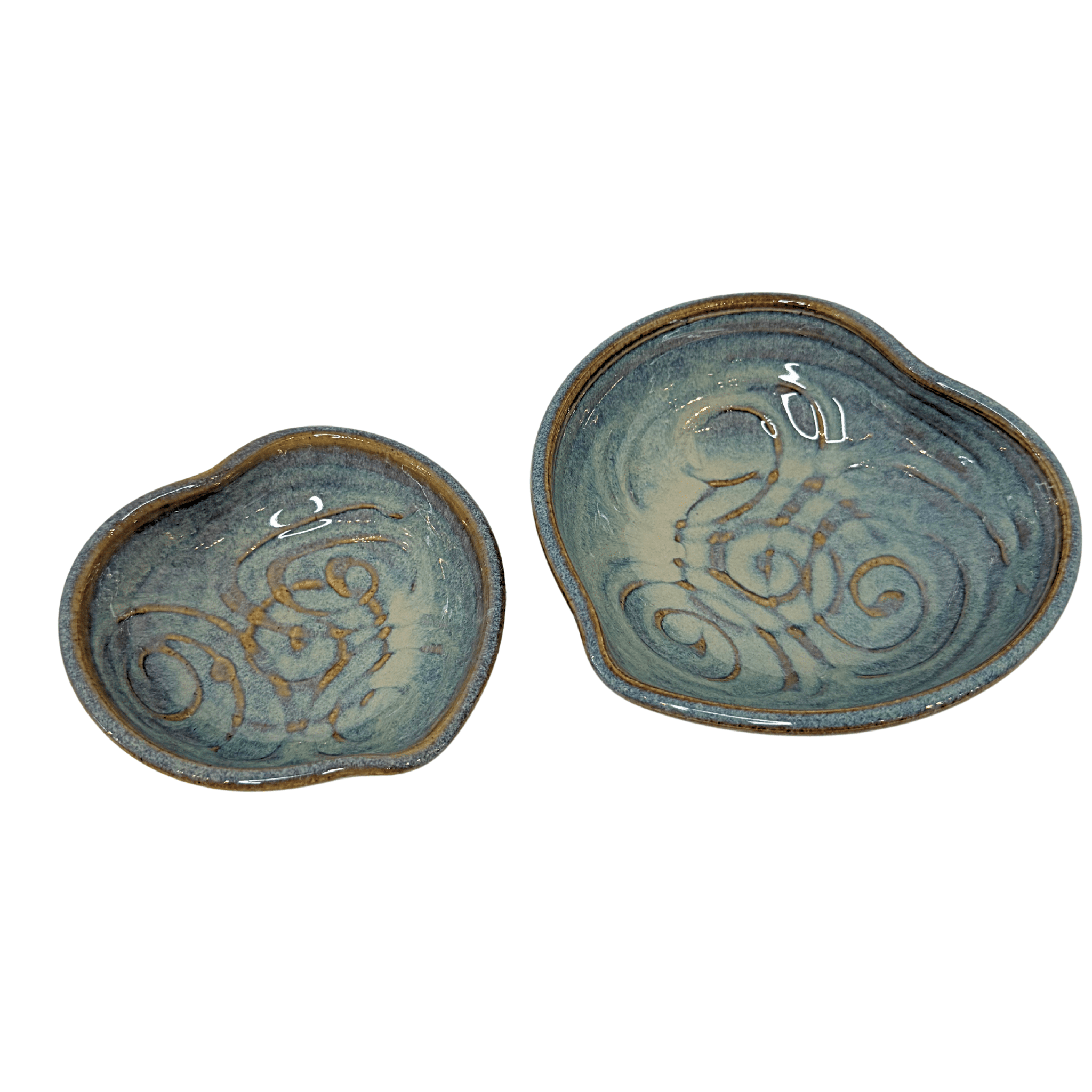 Celtic Swirl Heart Bowl Handmade Irish Pottery - The Celtic Gift Store - Tableware
