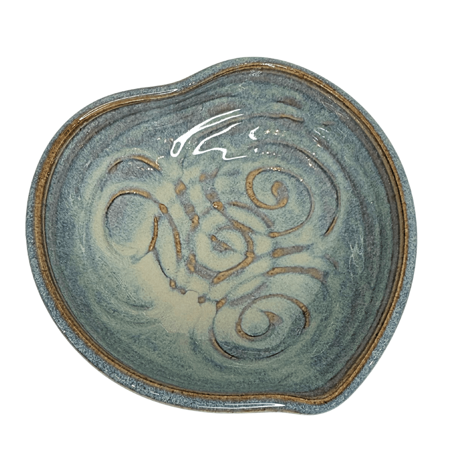 Celtic Swirl Heart Bowl Handmade Irish Pottery - The Celtic Gift Store - Tableware