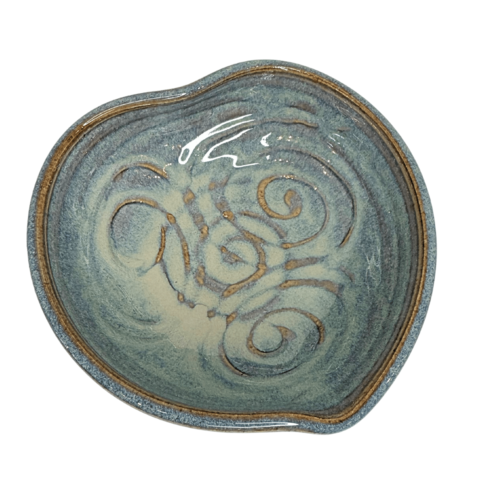 Celtic Swirl Heart Bowl Handmade Irish Pottery - The Celtic Gift Store - Tableware