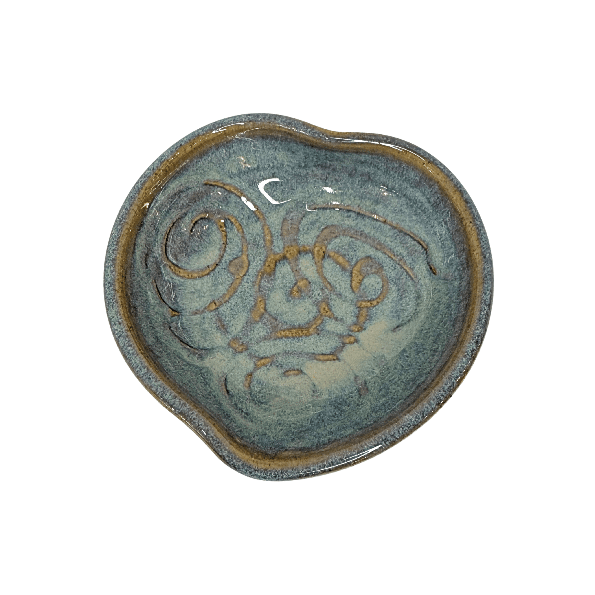 Celtic Swirl Heart Bowl Handmade Irish Pottery - The Celtic Gift Store - Tableware