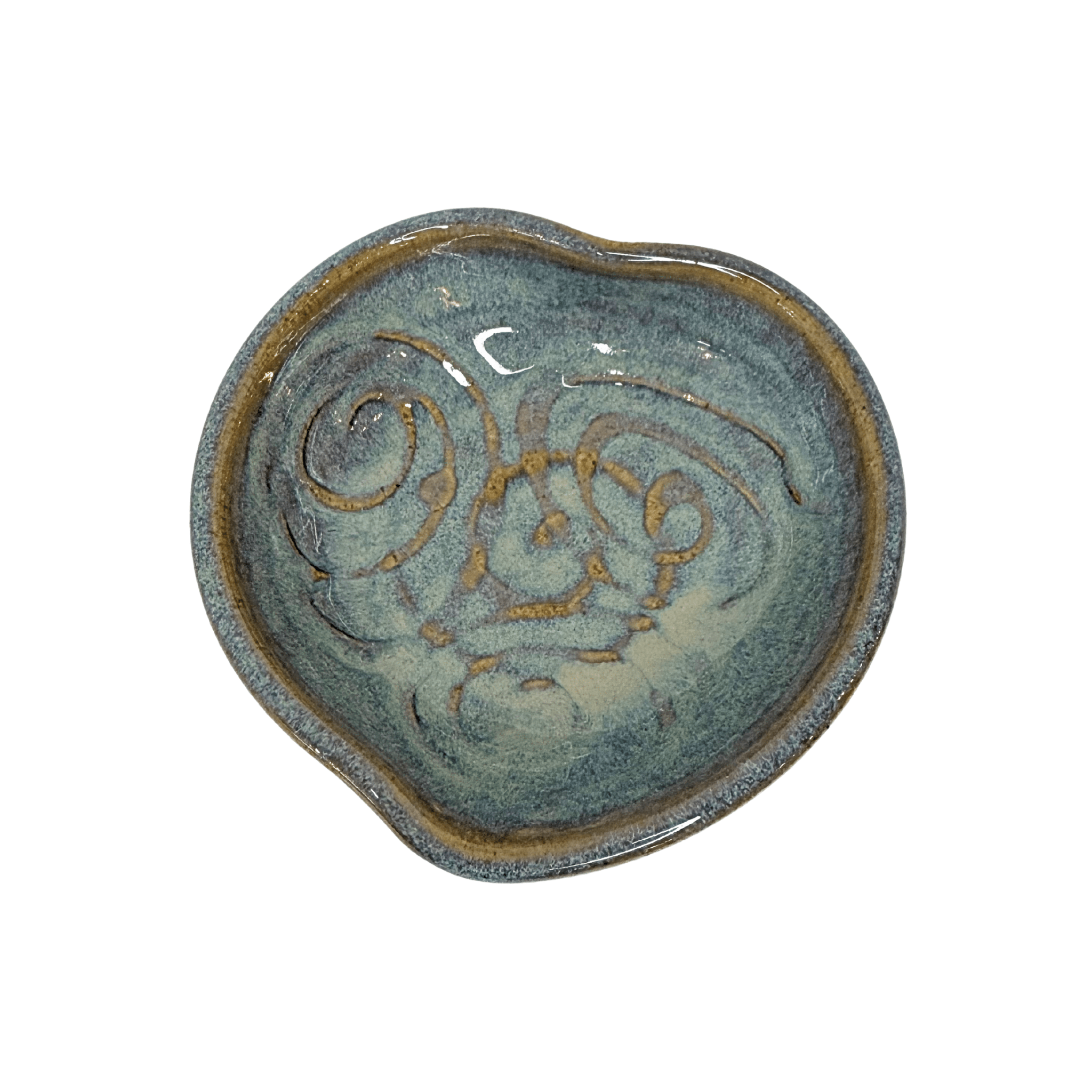 Celtic Swirl Heart Bowl Handmade Irish Pottery - The Celtic Gift Store - Tableware