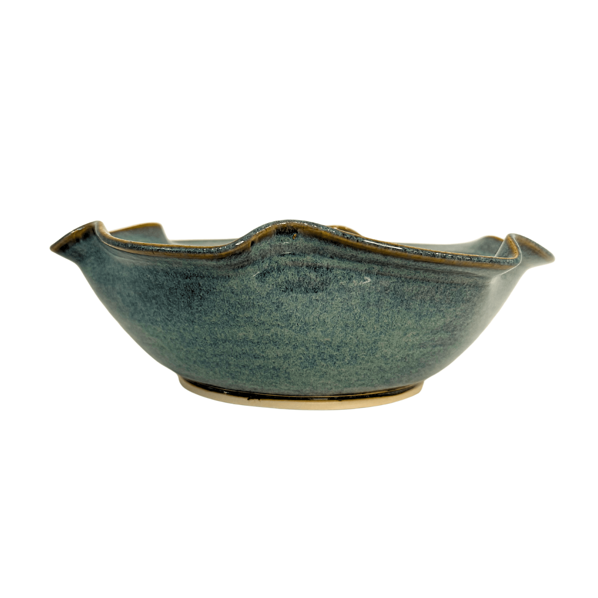 Celtic Swirl Wavy Bowl Handmade Irish Pottery - The Celtic Gift Store - Tableware