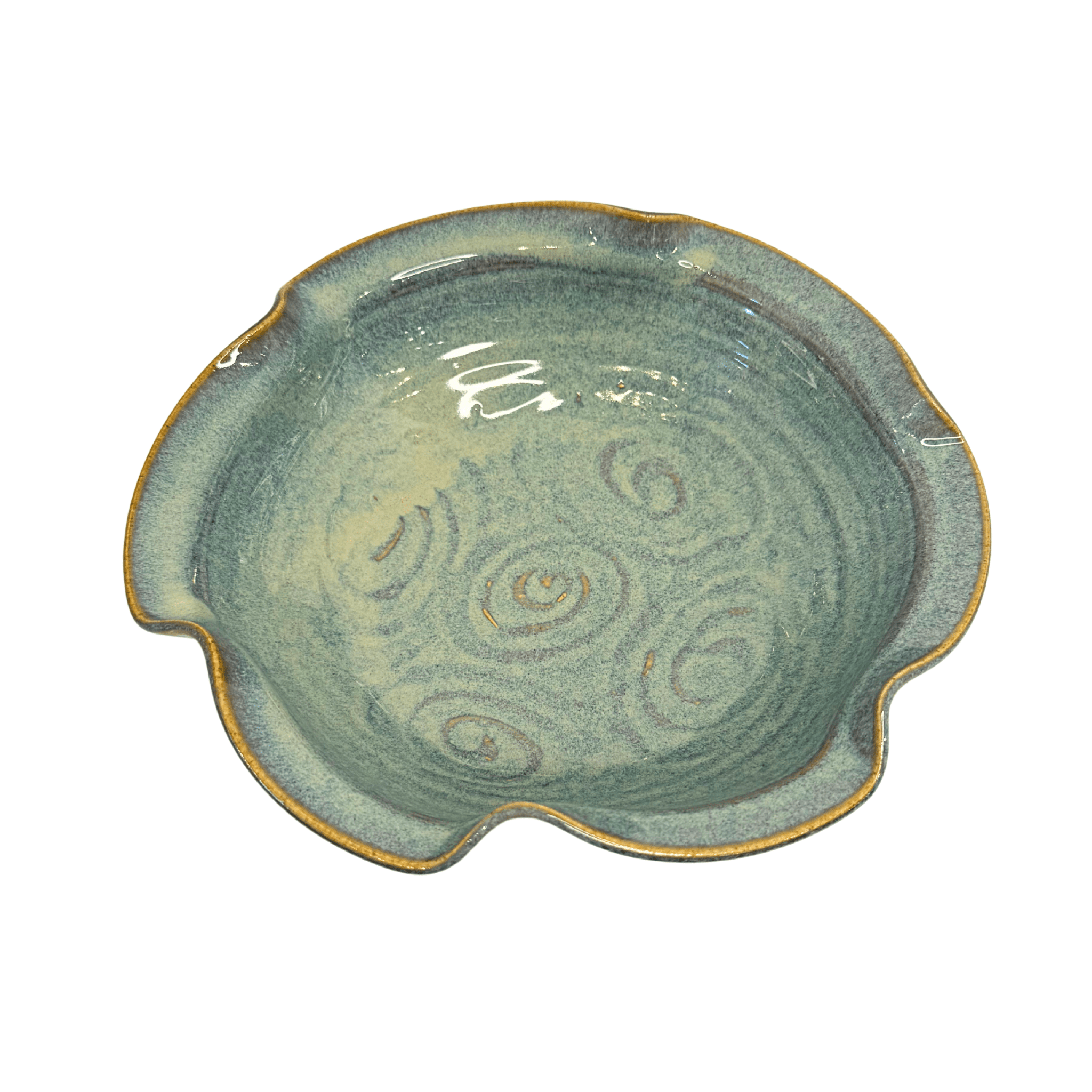 Celtic Swirl Wavy Bowl Handmade Irish Pottery - The Celtic Gift Store - Tableware