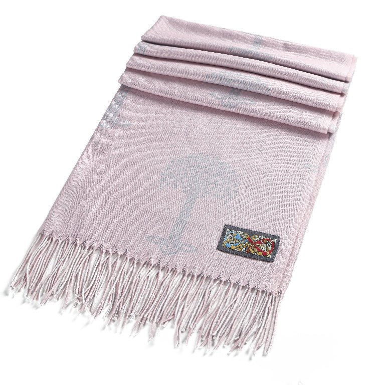 Celtic Tree of Life Scarf - Light Pink - The Celtic Gift Store - Scarves & Shawls