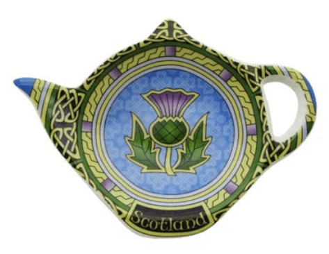 Celtic Window Scottish Thistle Tea Bag Holder - The Celtic Gift Store - Kitchenware