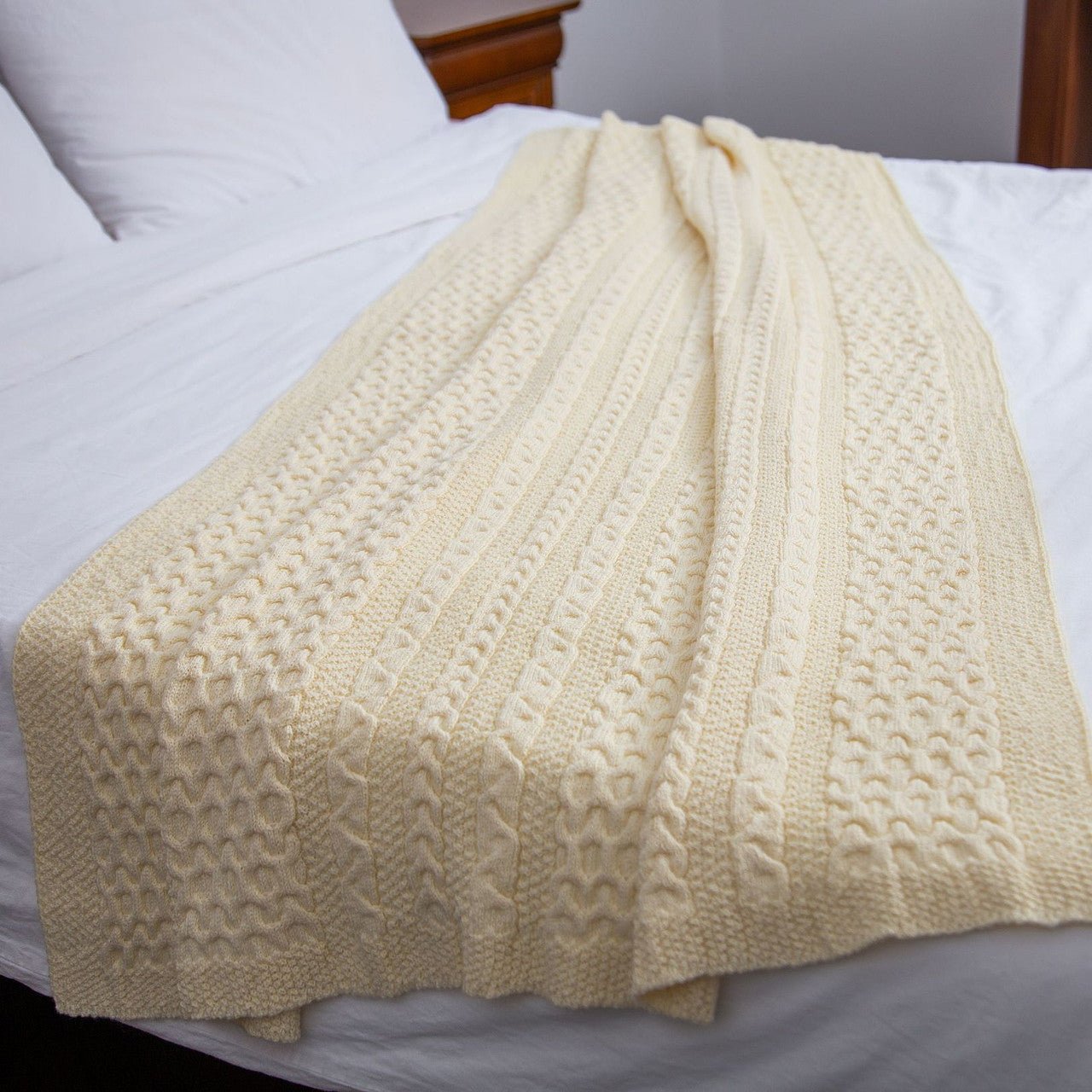 Chunky Knit Throw - The Celtic Gift Store - 