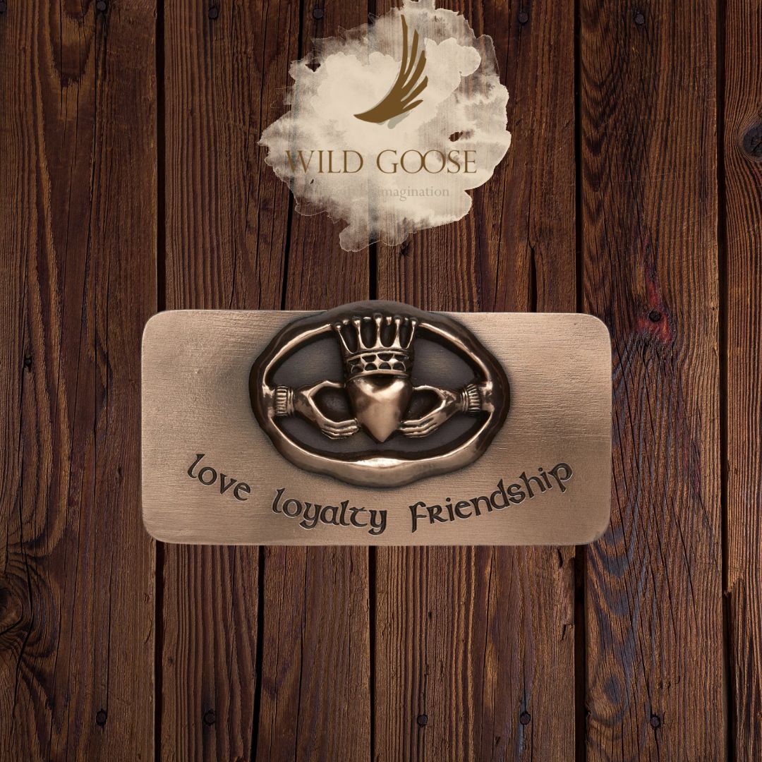 Claddagh Bronze Wall Plaque - Large