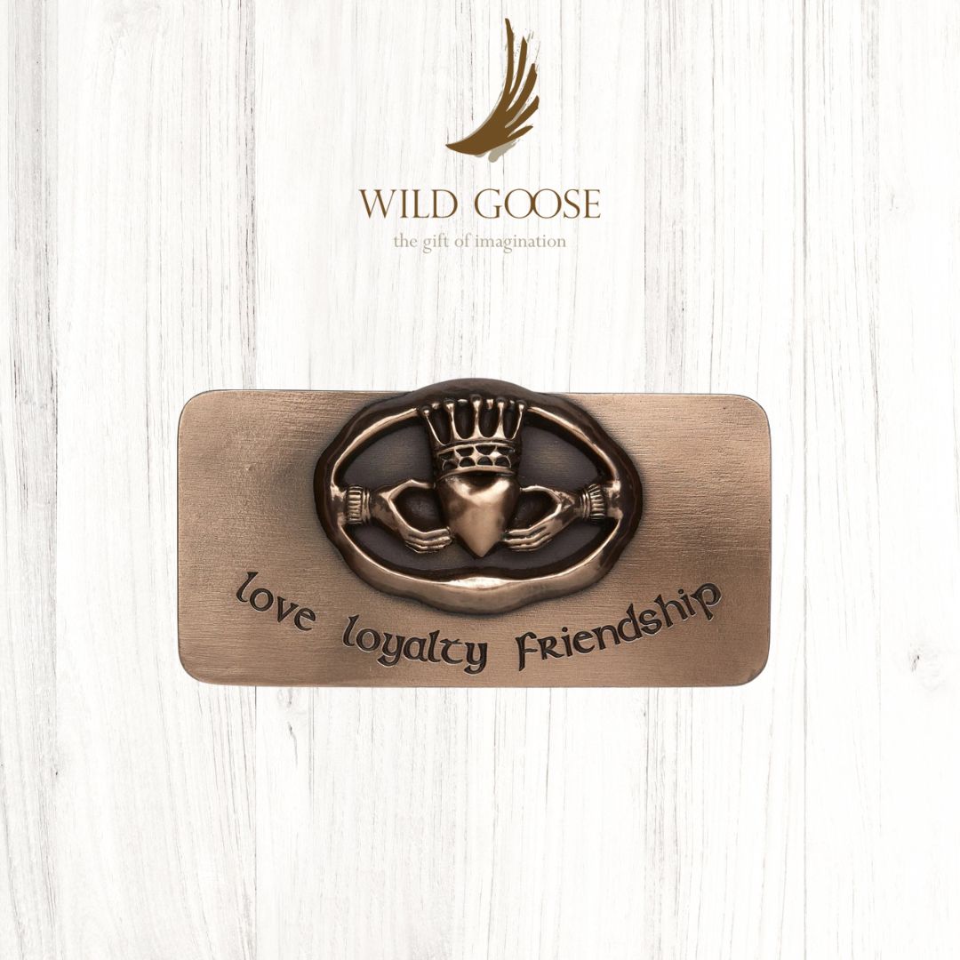 Claddagh Bronze Wall Plaque - Large