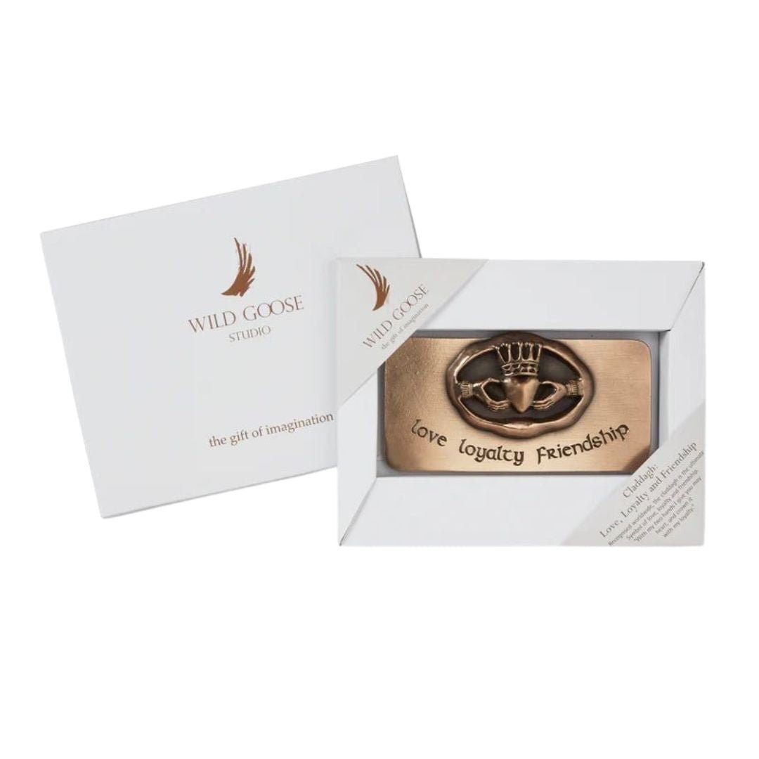 Claddagh Bronze Wall Plaque - Large