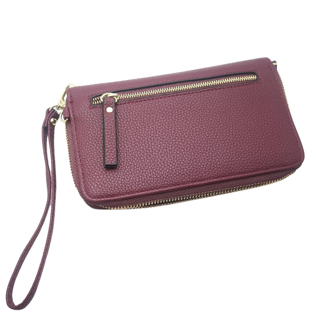 Claddagh Cell Phone Wristlet/Crossbody Bag- Red