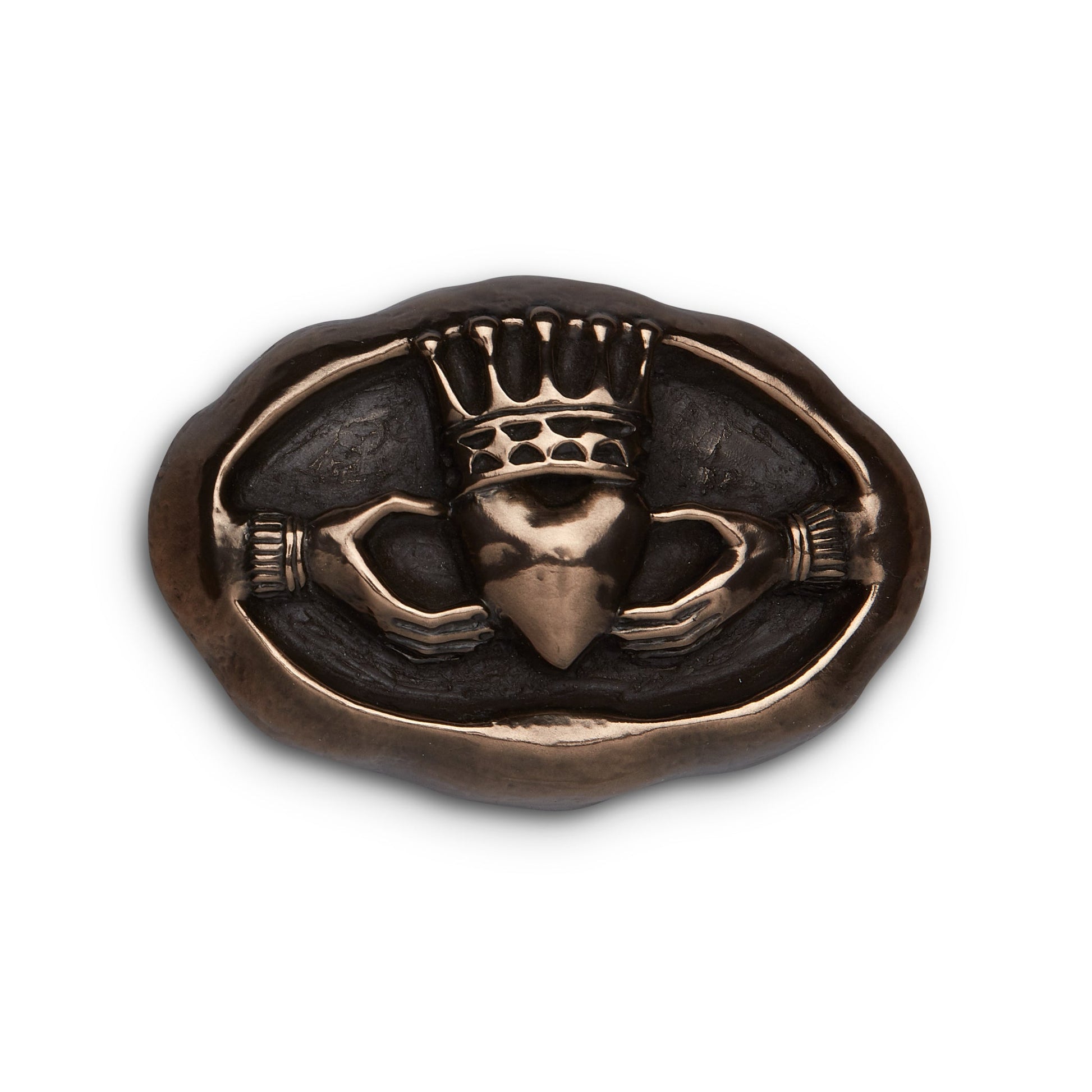 Claddagh Ring Emblem Bronze Wall Plaque - The Celtic Gift Store - Decor