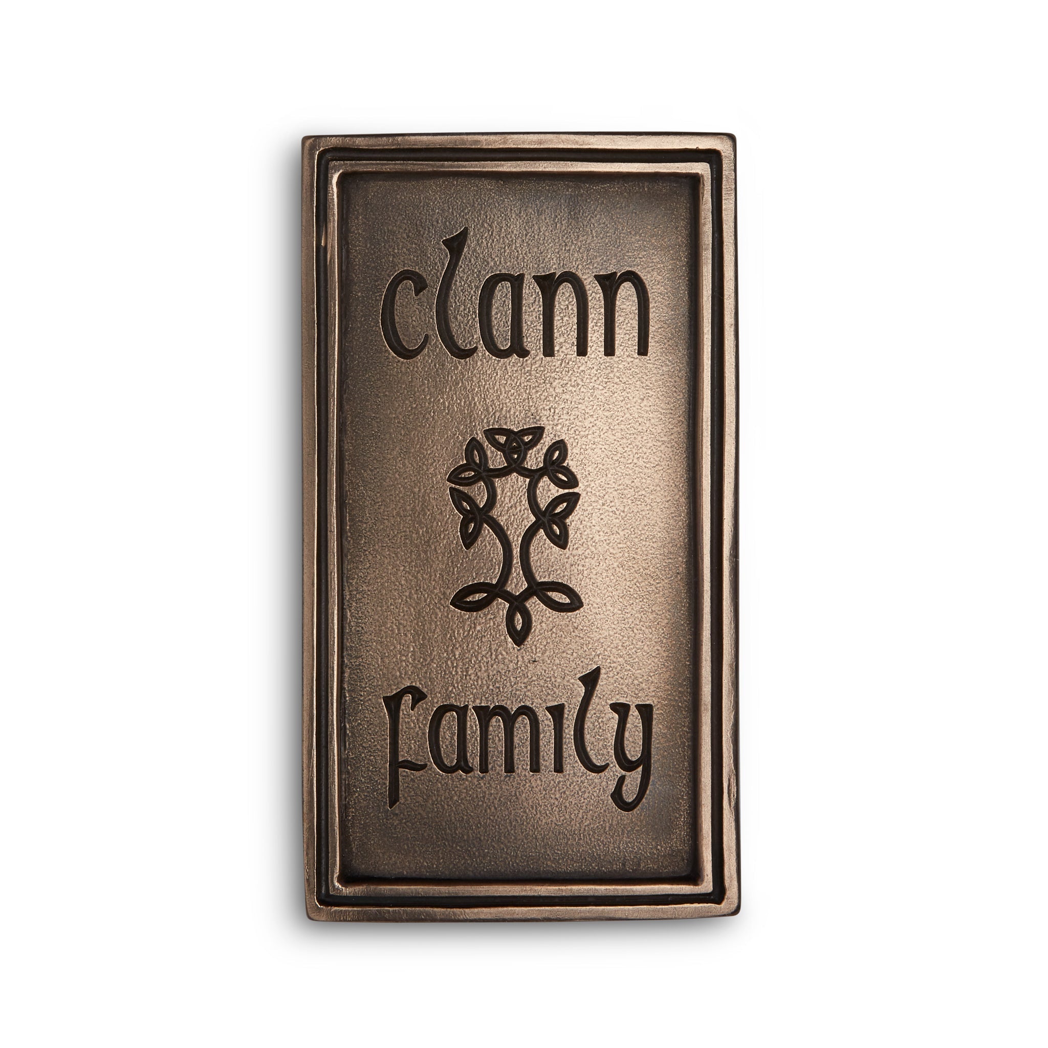 Clann Family Bronze Wall Plaque - The Celtic Gift Store - Decor