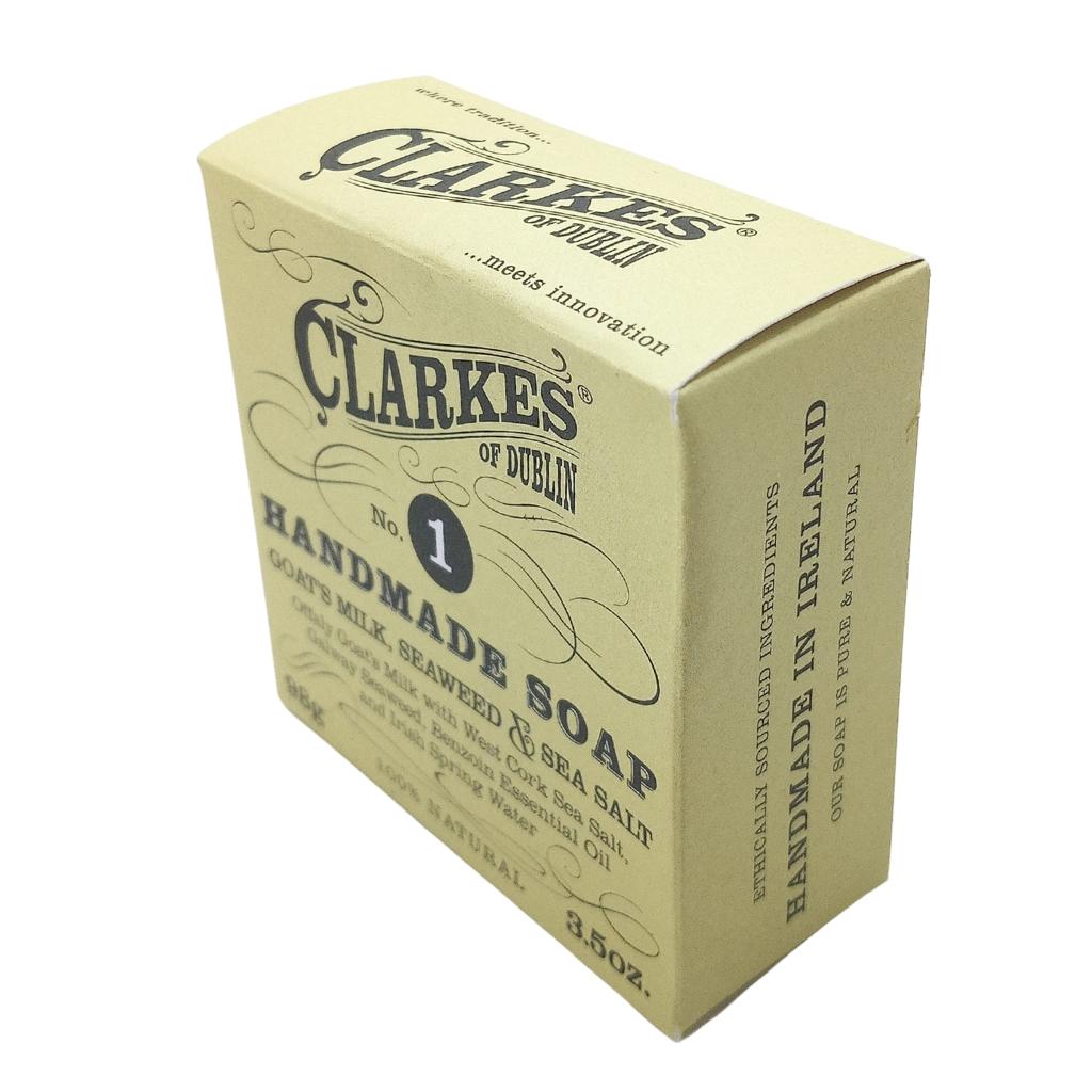 Clarkes Goat's Milk, Seaweed & Sea Salt Handmade Soap No. 1 by Clarkes of Dublin Artisan - Beauty and Wellness