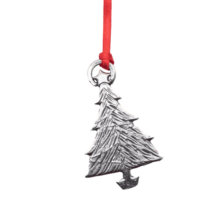 Classic Christmas Decoration in Pewter - Tree - The Celtic Gift Store - Holiday