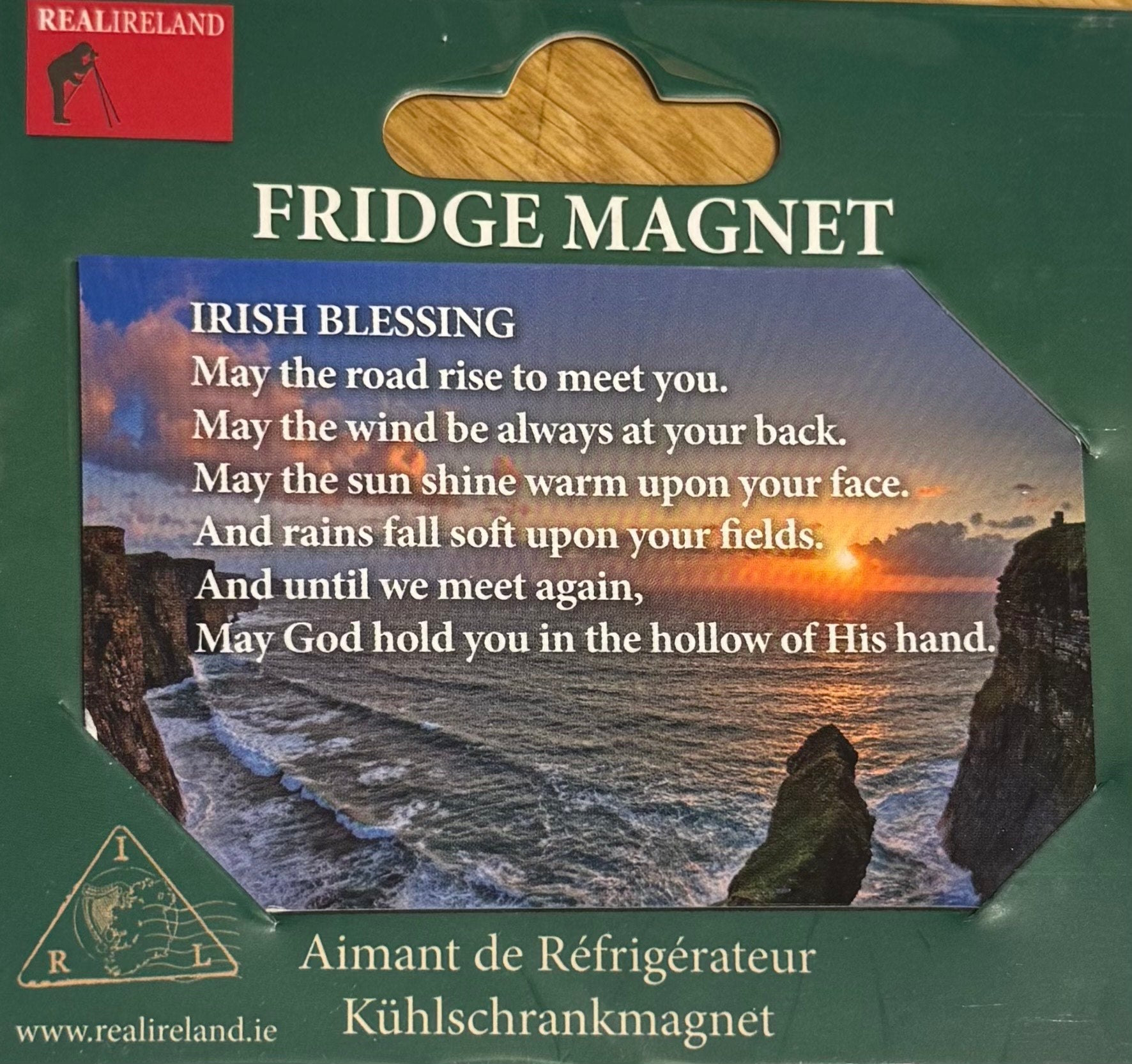 Cliffs of Moher Irish Blessing Fridge Magnet - The Celtic Gift Store - Gift