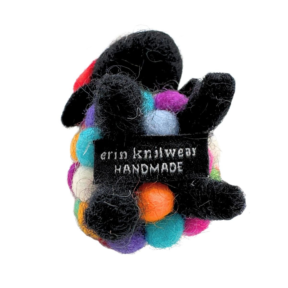 Collectible Felt Sheep - Multicolour Ornament with Elf Hat (Mini)