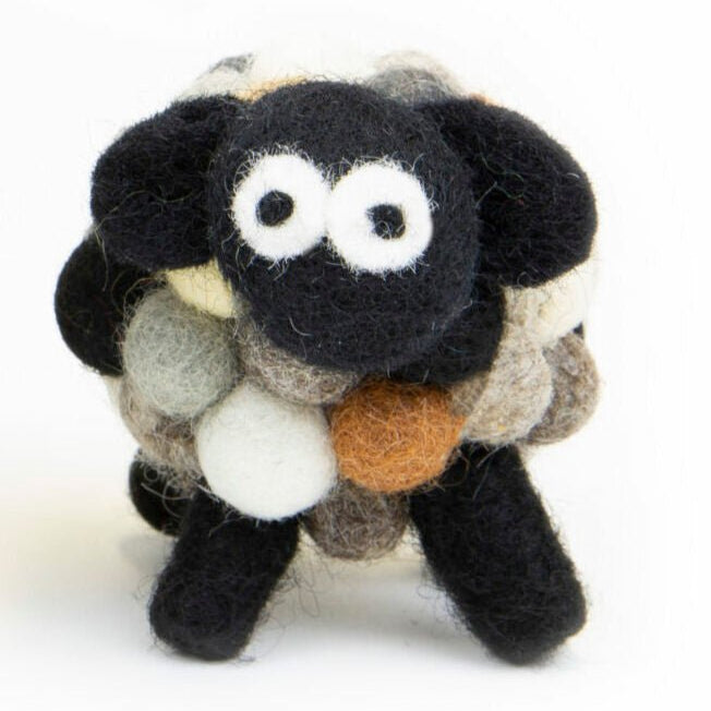Collectible Felt Sheep - Natural (Small) - The Celtic Gift Store - Decor