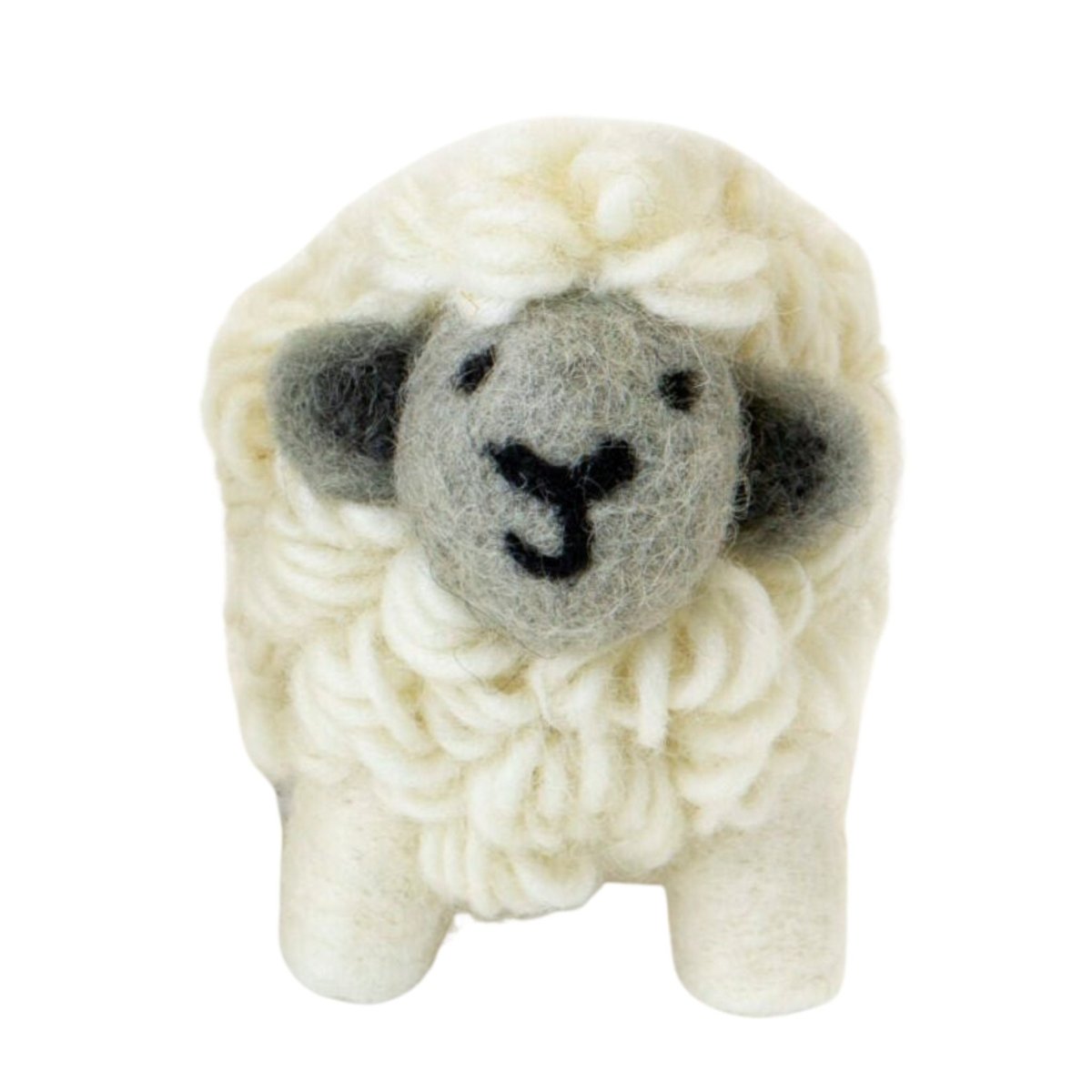 Collectible Knitted Sheep - Grey Face (Small)