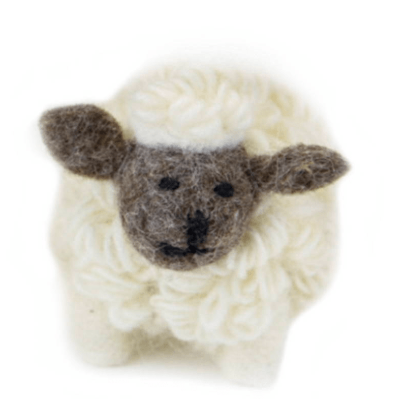 Collectible Knitted Sheep - White (Small) - The Celtic Gift Store - Decor