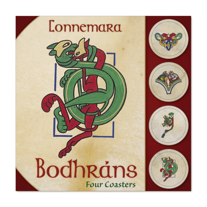 Connemara Bodhrans Coasters - The Celtic Gift Store - Decor