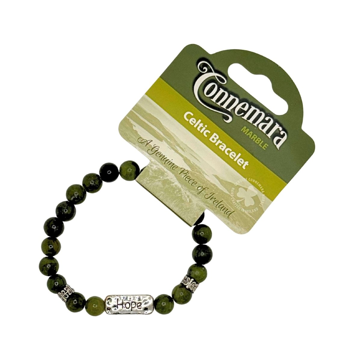 Connemara Marble Hope Message Bracelet
